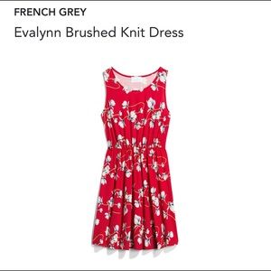 Stitch Fix French Grey Evalynn Brushed Knit Dress